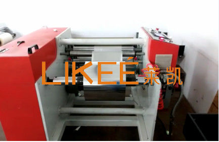 Machine de Rewinder de petit pain de machine de rebobinage de papier d'aluminium de LK-SR450 0.8MPa